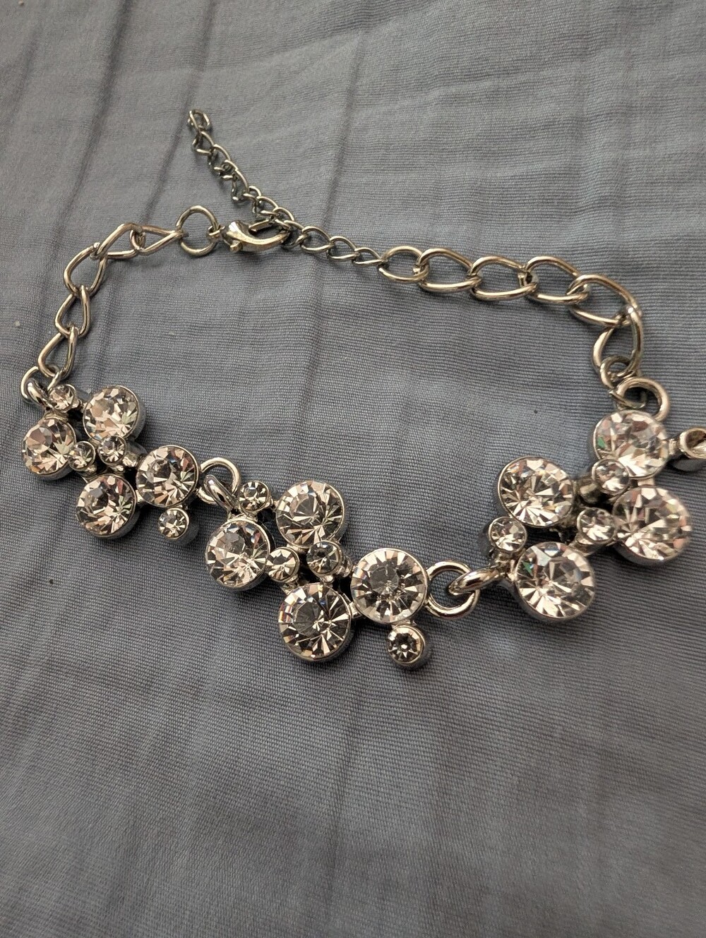 Brighton Silver Crystal Elegant Bracelet